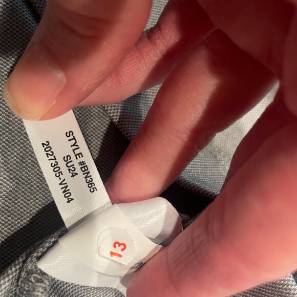 J.Crew Men's Sz M Performance Polo Shirt Heather Gray COOLMAX Stretch BN365 - Picture 10 of 10